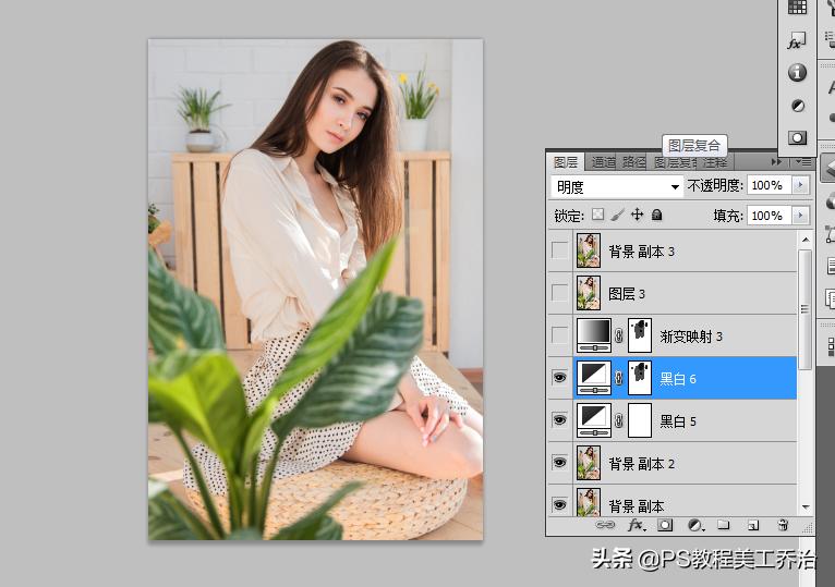 ps里面的黑白调色有什么技巧,ps调色技巧黑金色调实战详细教程