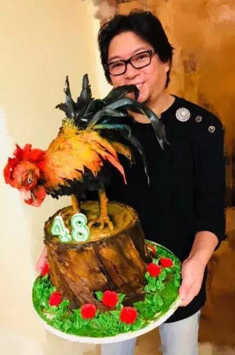 有关明星的蛋糕,明星图案的蛋糕