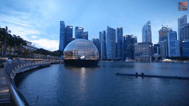 全球第一家苹果水上直营店在哪里,全球第一水上零售店