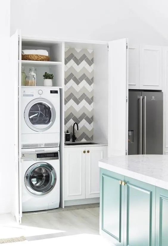 家庭洗衣房大面积,自己在家搭建洗衣间