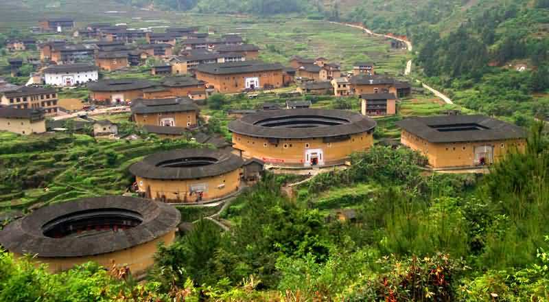 土楼值得看的,土楼的风景好美