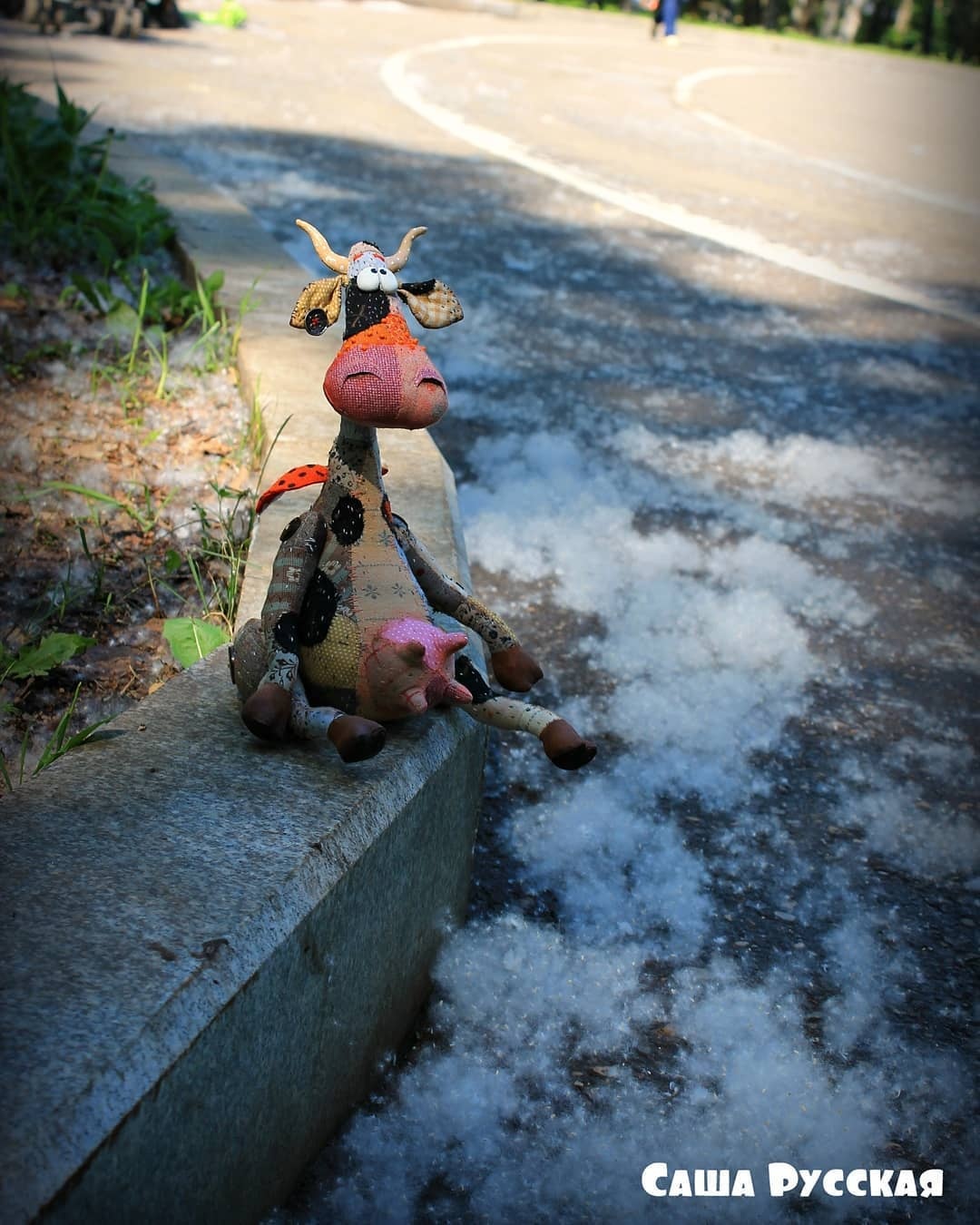 国外艺术家的布艺玩偶作品，非常有创意和想象力