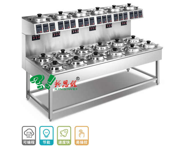 智能自动煲仔饭设备,智能煲仔饭机器视频教学