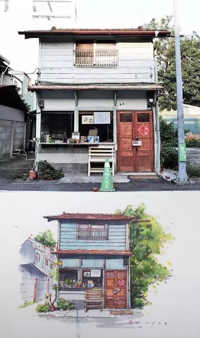 不用花钱就能圣地巡礼？看大神用钢笔淡彩带你花样旅行