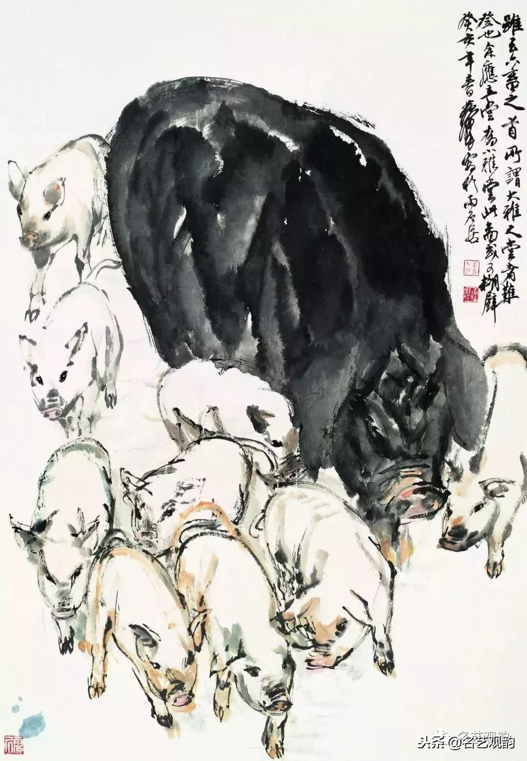 赏十大名家画笔下的猪,”猪“福填满2019!