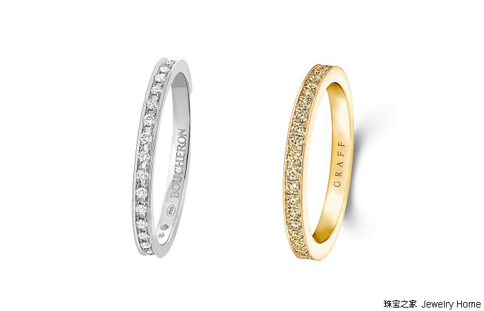 普通又简单的婚戒,简单款式无钻戒指