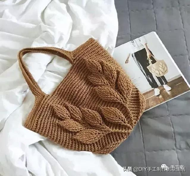 简单易学的编织包包教程,教程手工编织包包夏天大容量