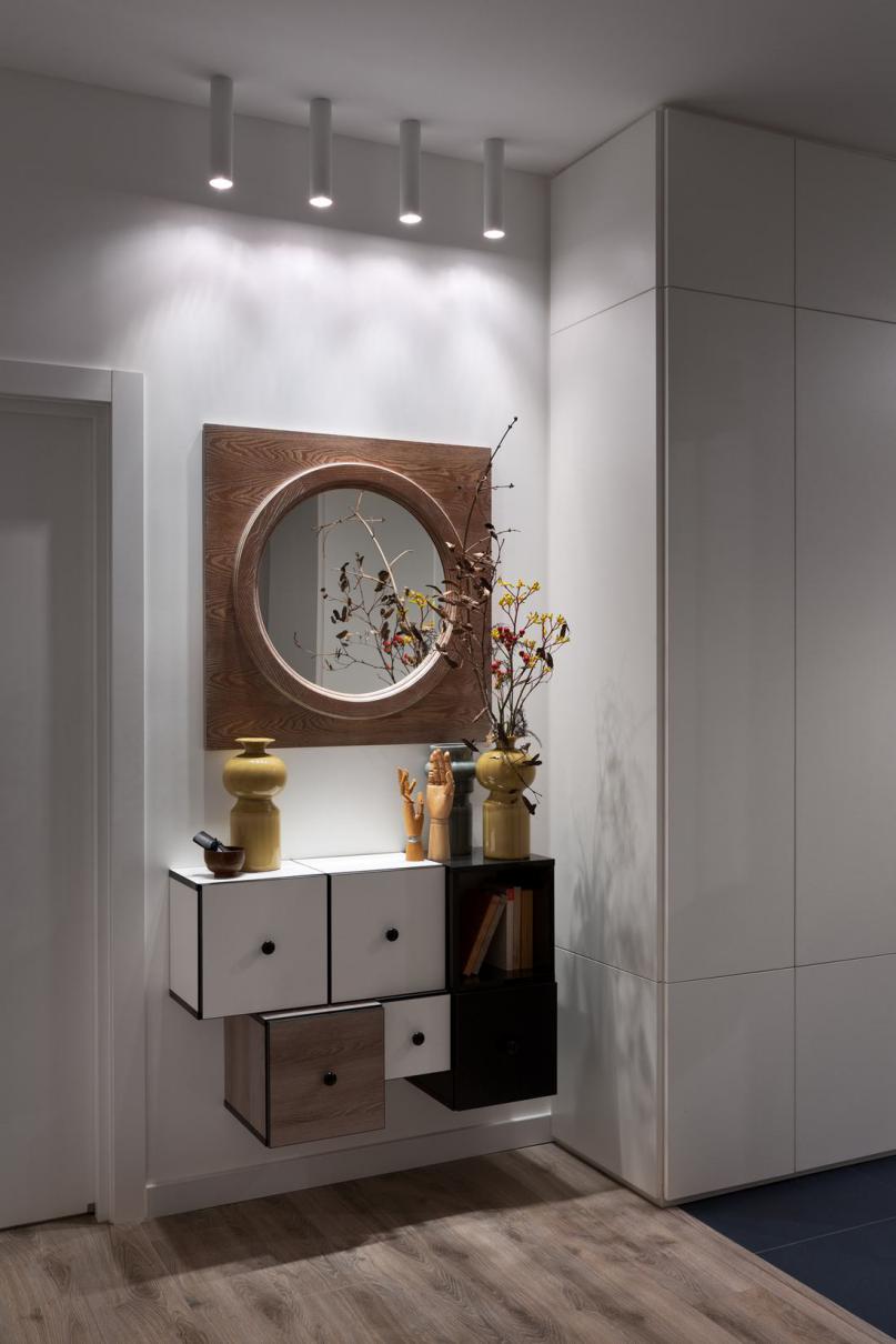 小户型进门隔断无收纳屏风,入户没有玄关的两室怎么设计