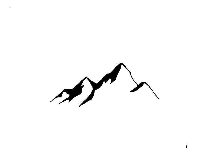 大山怎么画的又简单又好看,大山怎么画用简单的方法