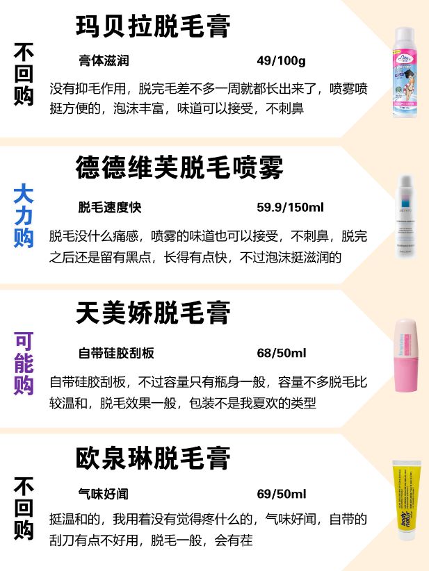 脱毛膏推荐,脱毛膏推荐男士
