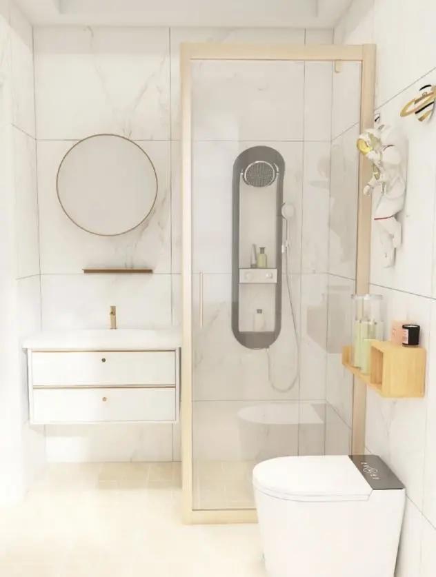 小户型卫生间设计技巧,小户型卫生间这么设计全家都夸我
