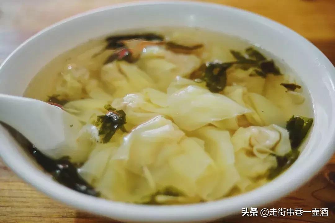 虾仁鲜肉馄饨吉祥馄饨,江都皮薄的馄饨