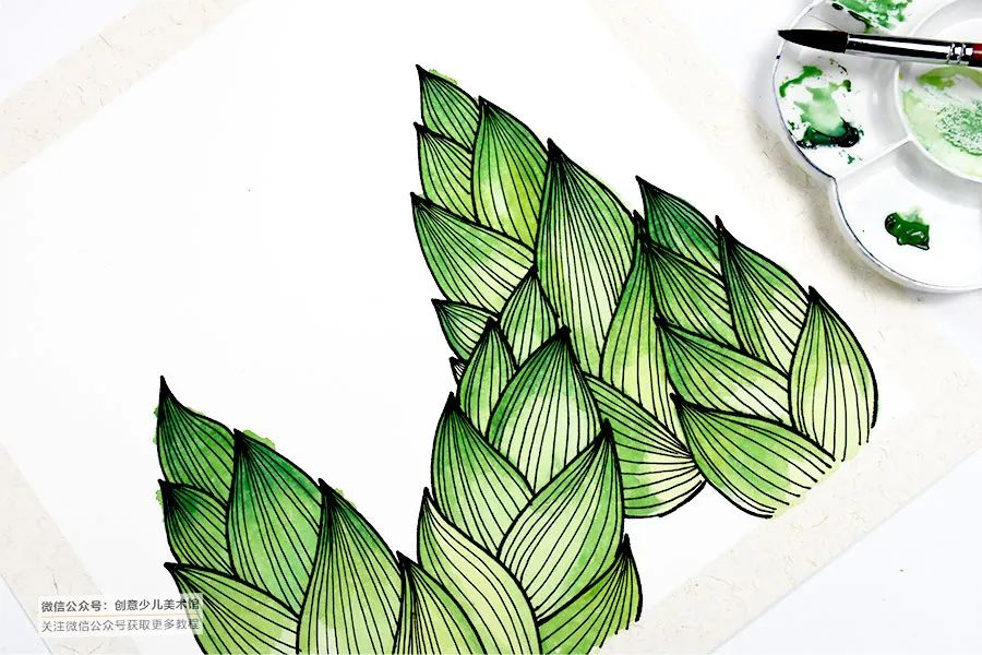 雨后春笋儿童画,儿童画雨后春笋