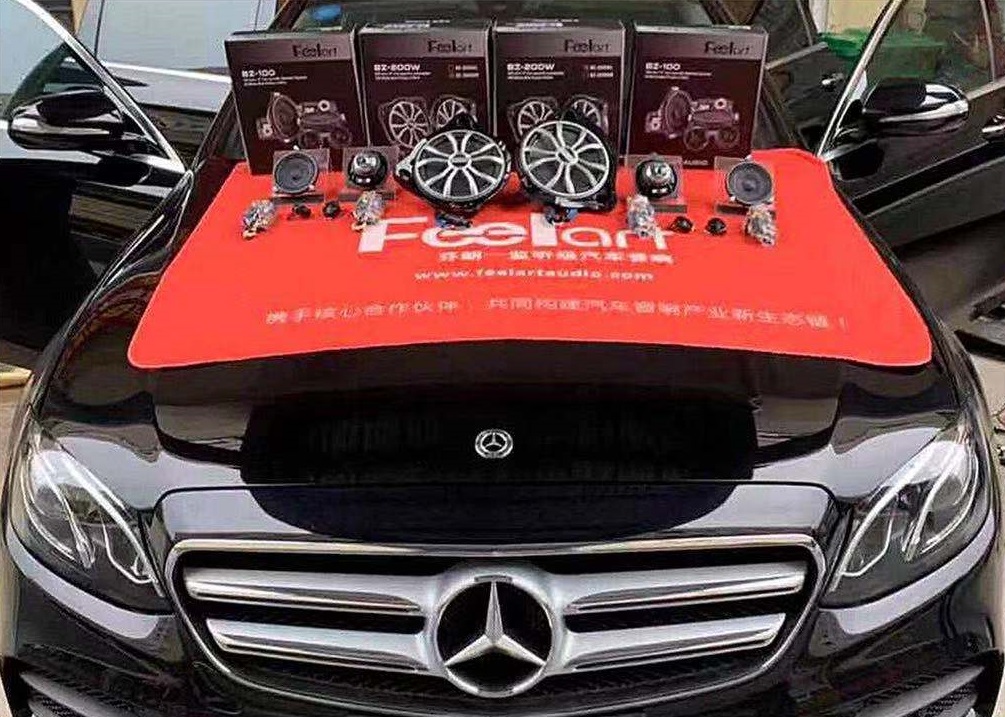 奔驰e级音响改装全过程,奔驰e级汽车音响改装案例