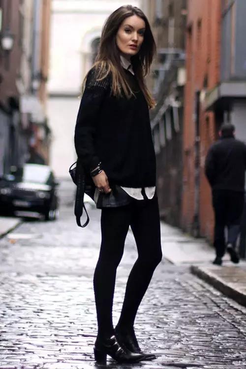 如何穿针织衫,针织衫怎么穿不显肚子