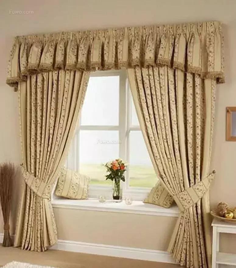 双层弧形工字折帘头效果图,工字折帘头教程