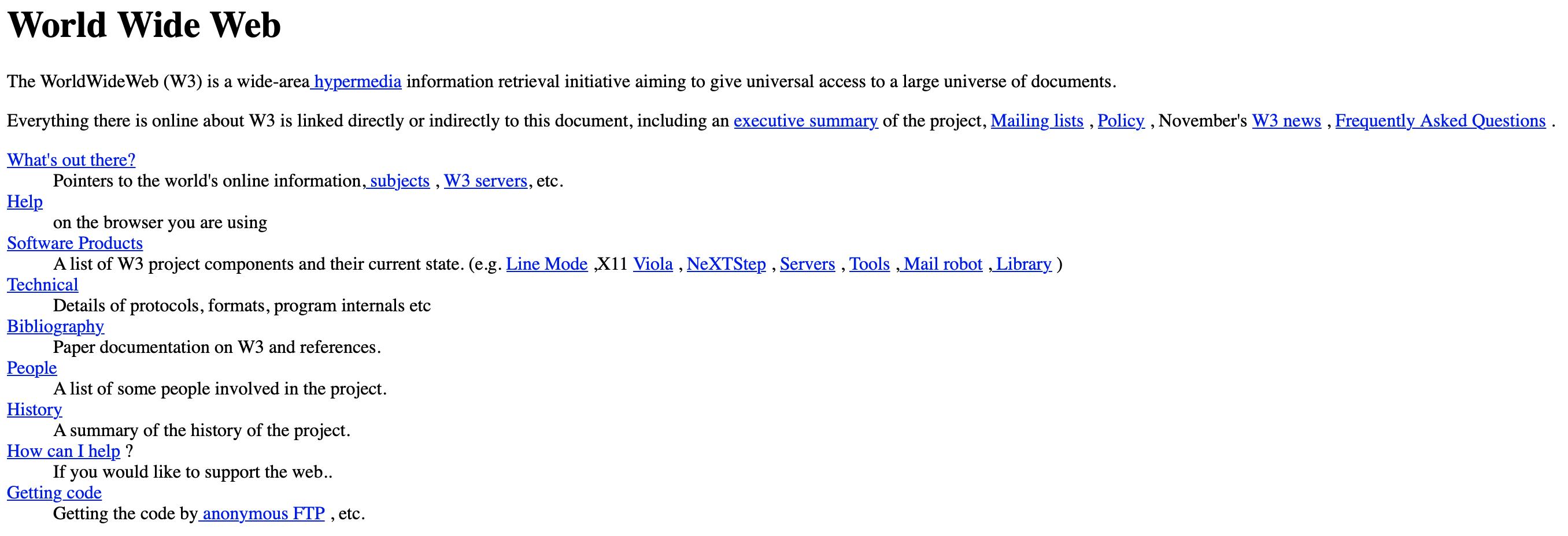 互联网史料,万维网和浏览器