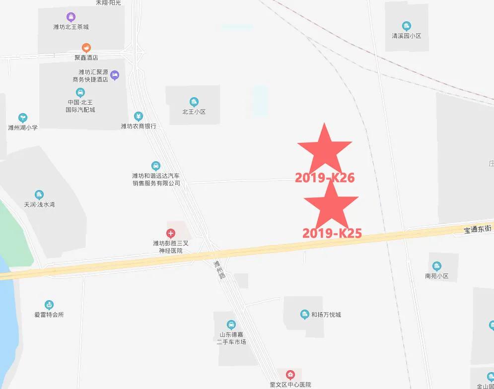 潍坊市最新土地摘牌,潍坊最新挂牌地块
