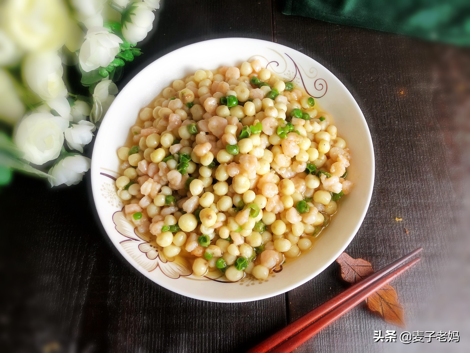 鸡头米炒虾仁酒店做法,鸡头米百合炒虾仁酒店做法