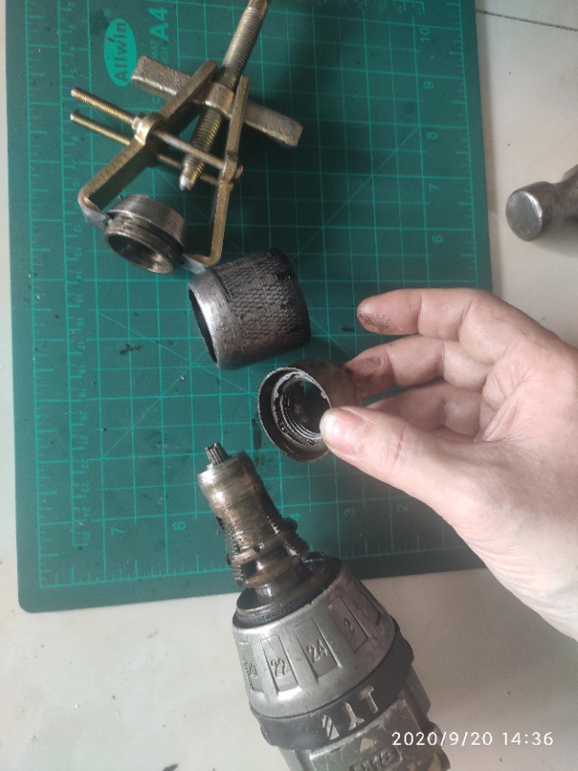 米沃奇夹头拆卸维修,米沃奇夹头的拆解