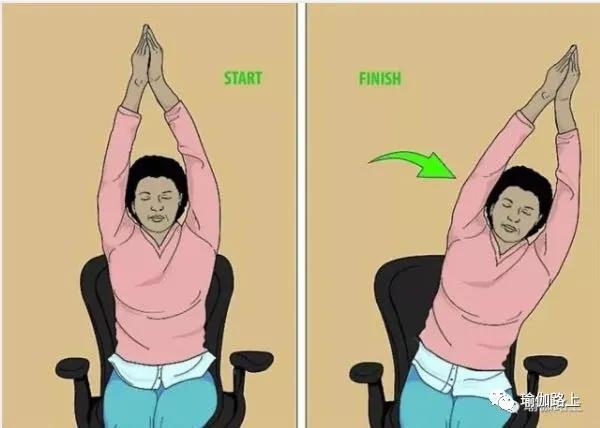 办公室瑜伽20个体式,办公室的瑜伽