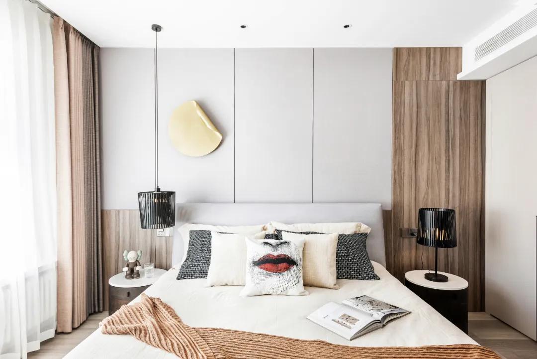 175平米轻奢风格装修,小户型黑白灰原木色极简风格