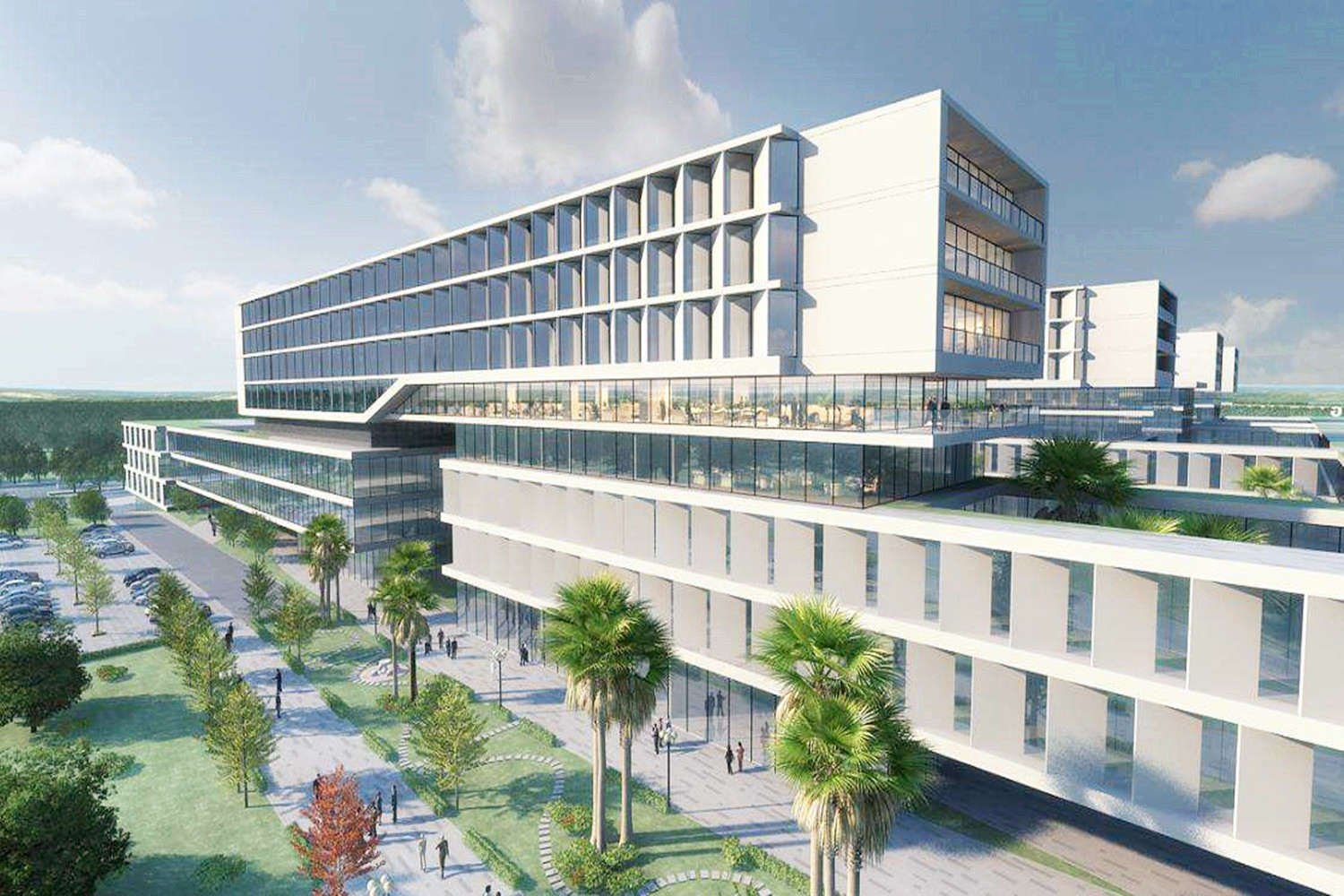 芜湖在建的一座高水平医院，占地面积约281亩，总投资约20亿