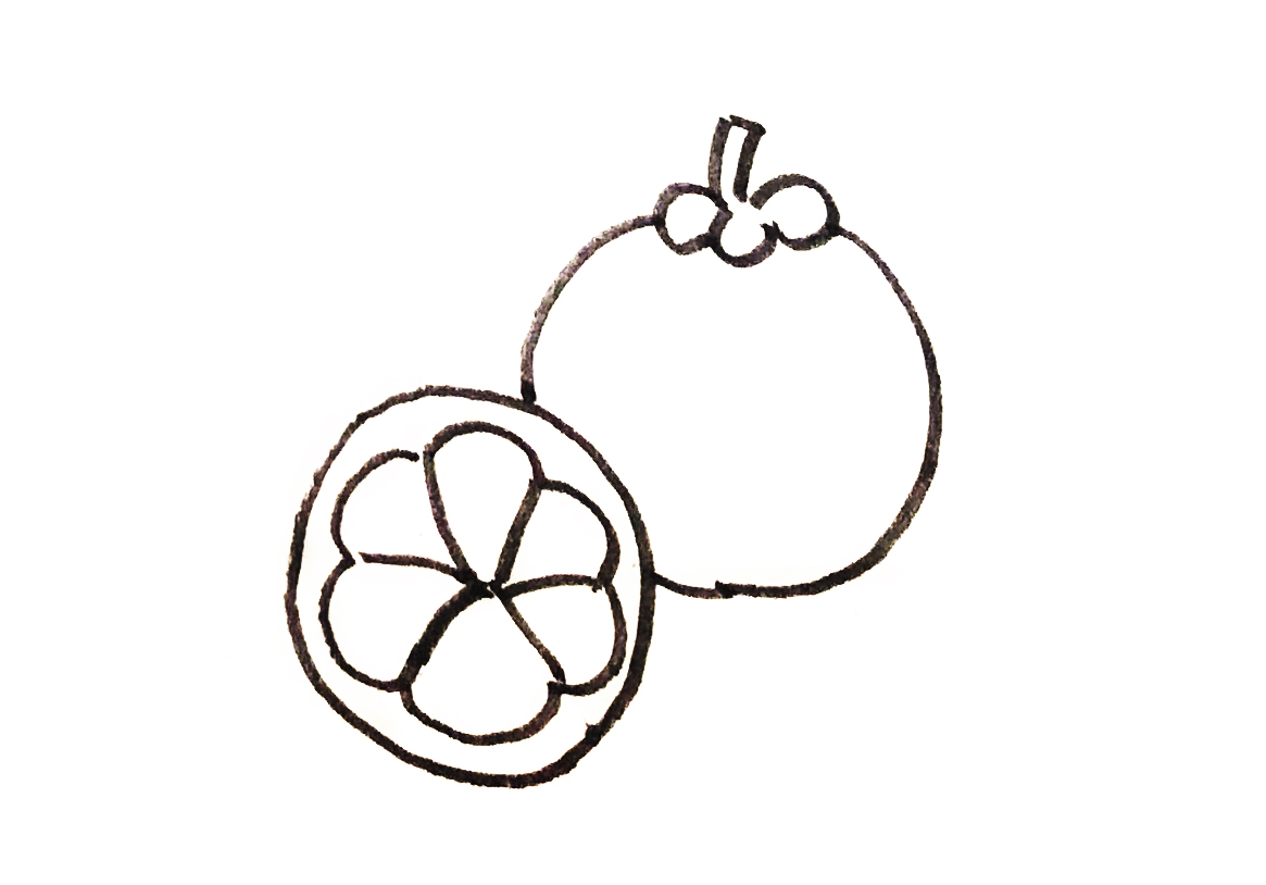 水果画简笔画可爱,卡通简笔画水果怎么画