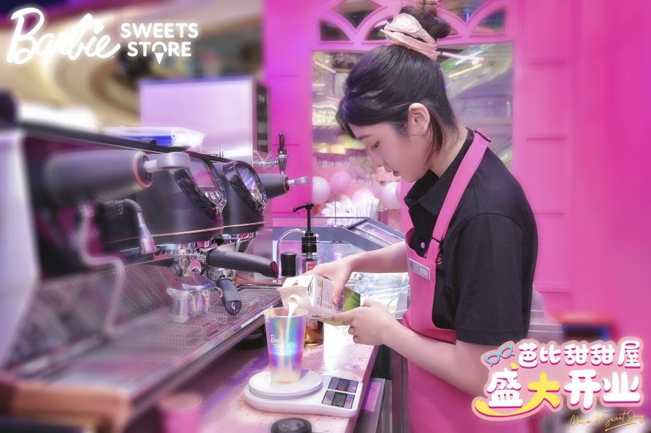 芭比主题梦幻餐厅,芭比甜甜屋快闪店