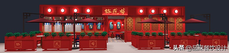 上海新颖的餐饮店设计,复式小吃店设计推荐