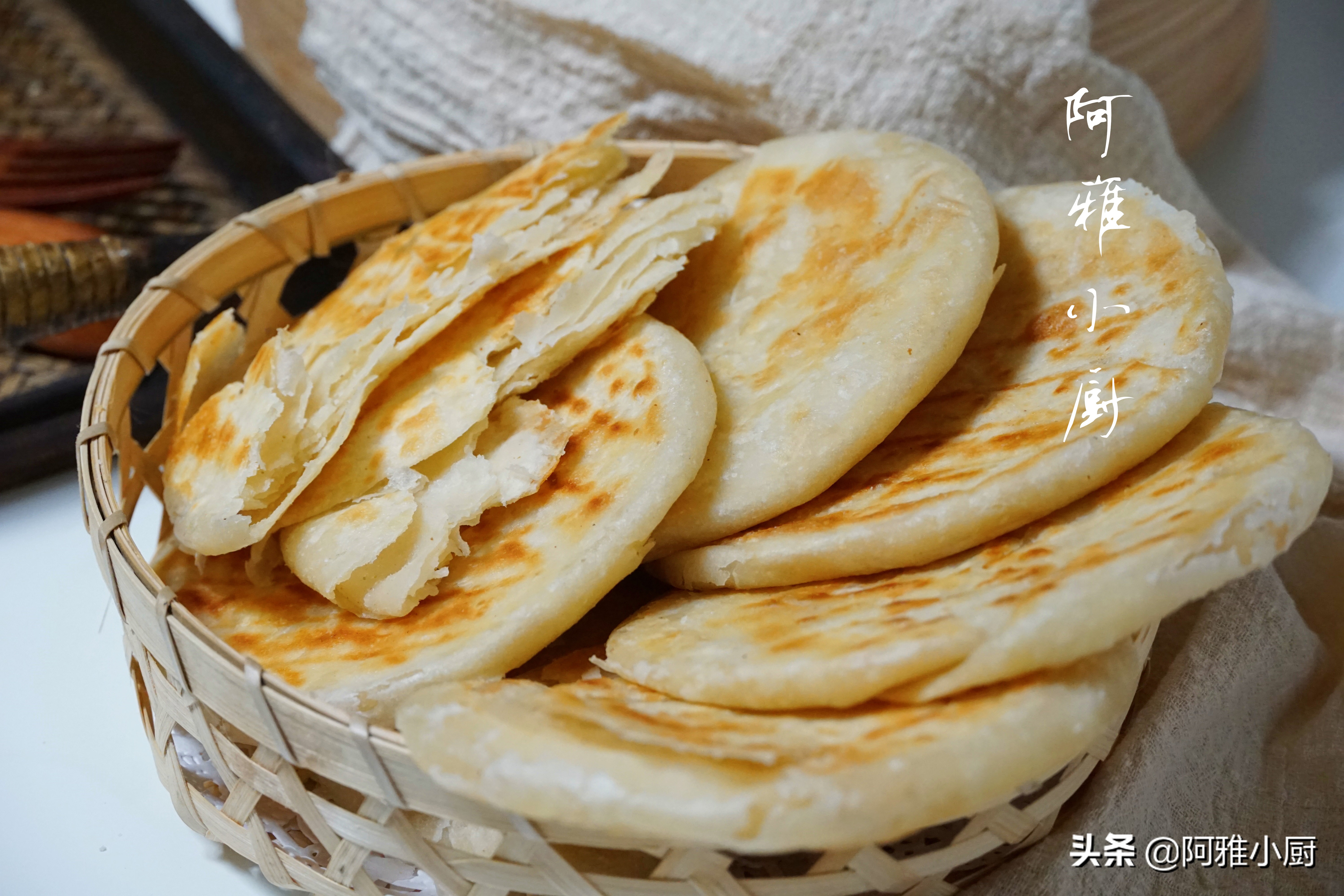 烙饼油少又好吃层多怎么和面,烙饼怎么样能够尽可能的软