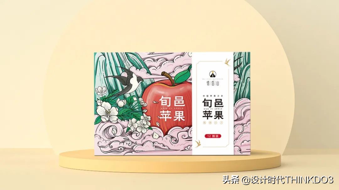 水果高端礼盒包装设计,高端水果礼盒包装设计