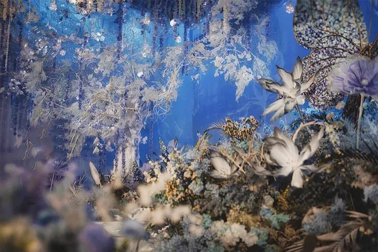 一场温馨浪漫的蓝色星空婚礼,一场神秘浪漫的星空婚礼