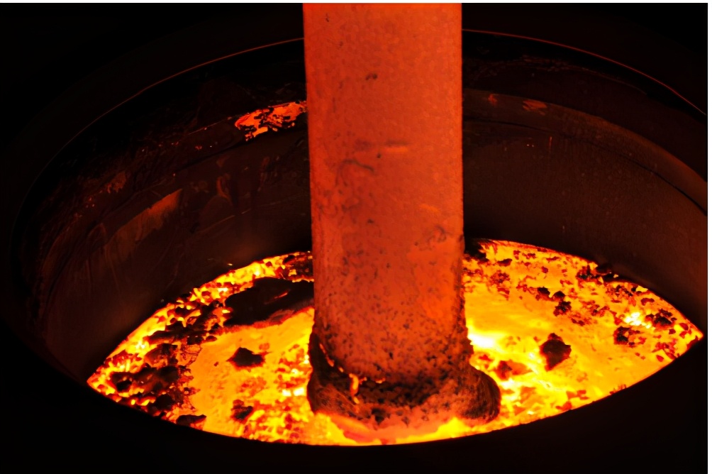 结晶器电磁搅拌钢水旋转观察