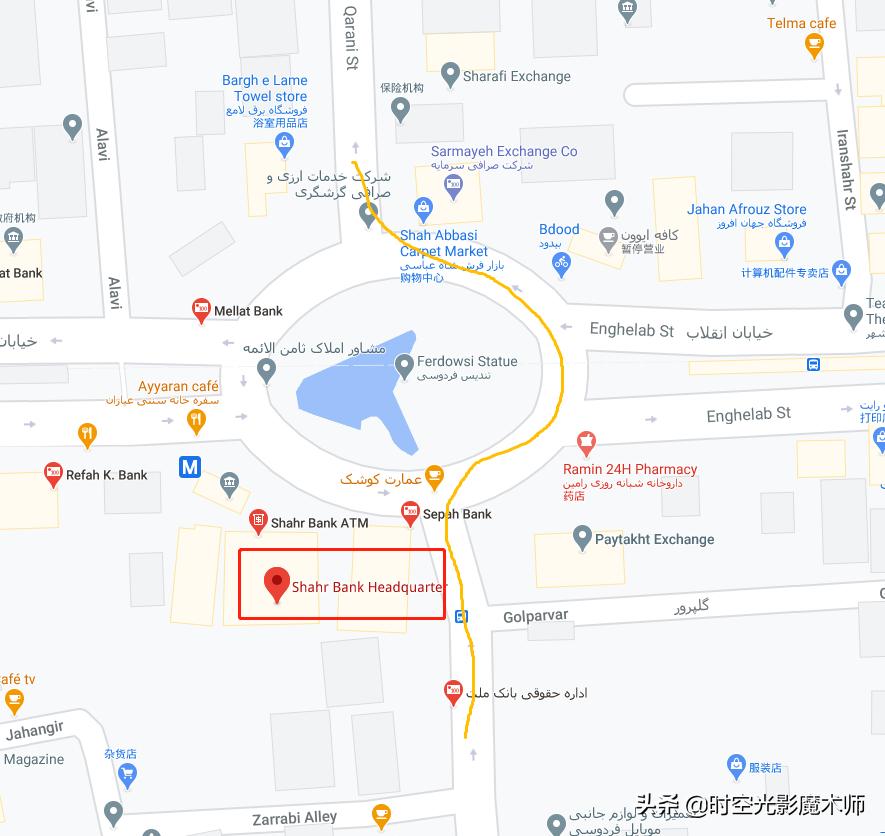 伊朗首都德黑兰夜景航拍,伊朗德黑兰图