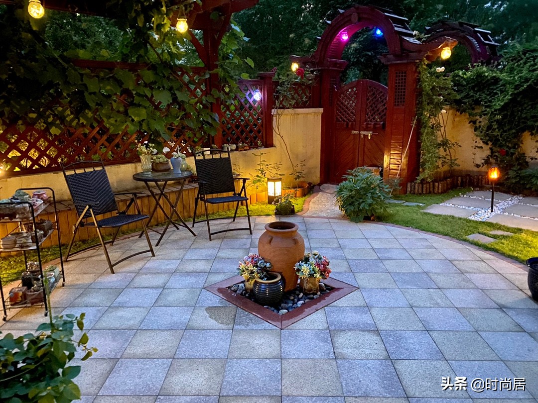 100个平方别墅花园布局图,13个空间的豪宅别墅