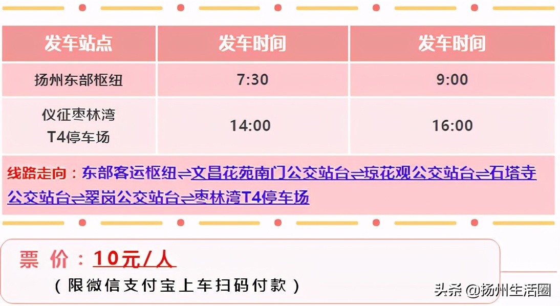 扬州免费旅游公交车,扬州公交旅游观光巴士