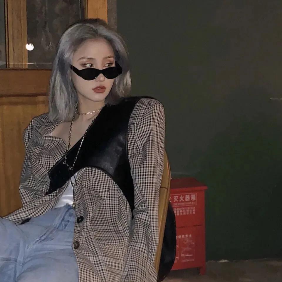 原宿风女生头像,日系女生头像真人原宿风