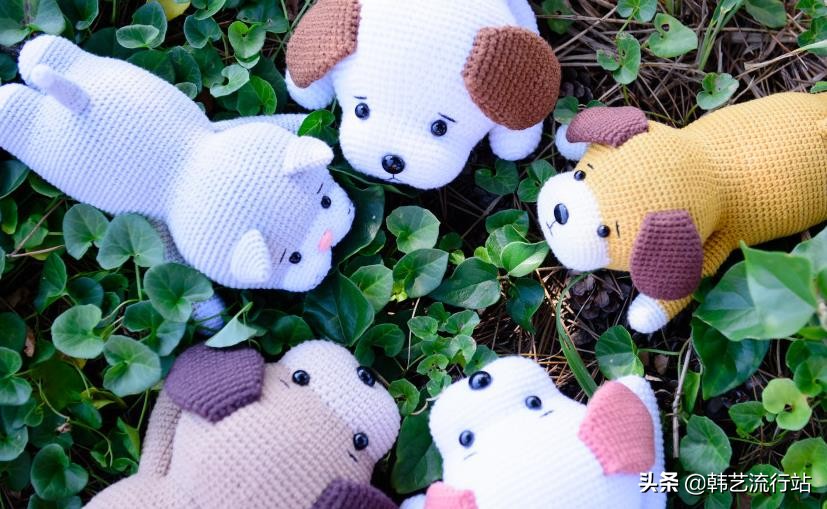 基础款钩针作品,漂亮的钩针配色花样太美建议珍藏