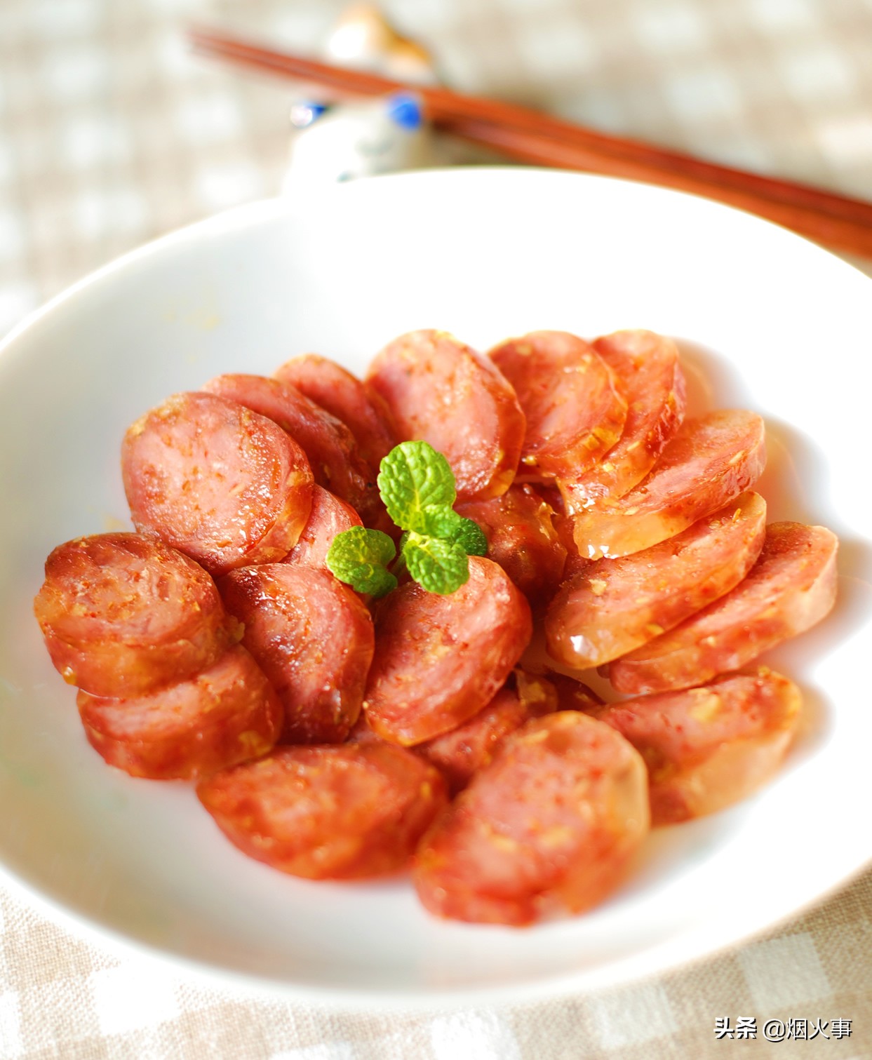 奶奶做的香肠,奶奶教我的腌辣椒方法