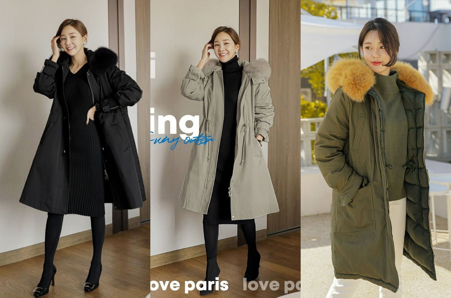 冬季保暖时尚博主穿搭,春冬季节穿搭