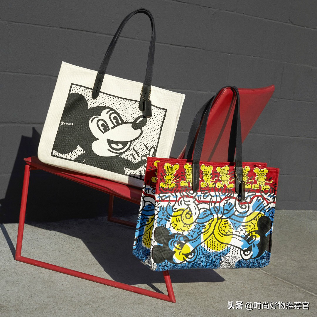 coach日记刺绣联名款,coachdisney联名包粉色