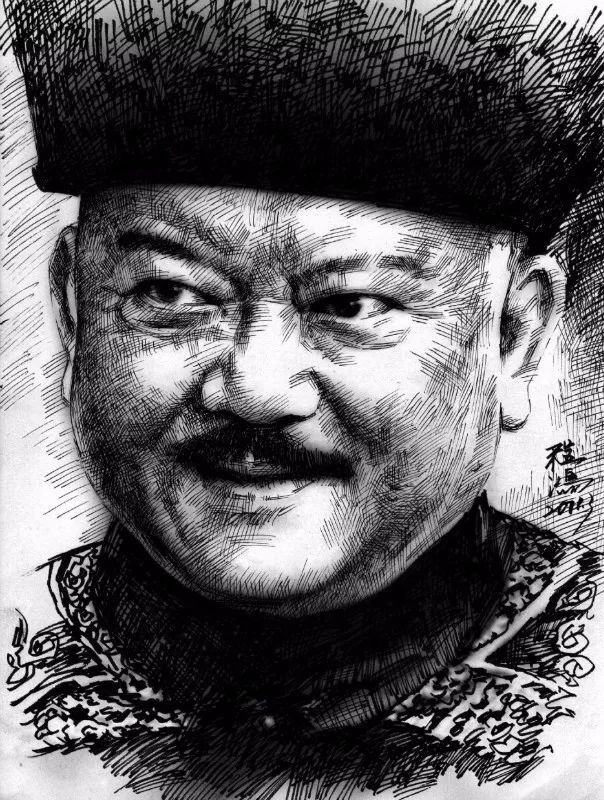 如何画出夸张的人物肖像画,当灵魂画手模仿大师作画