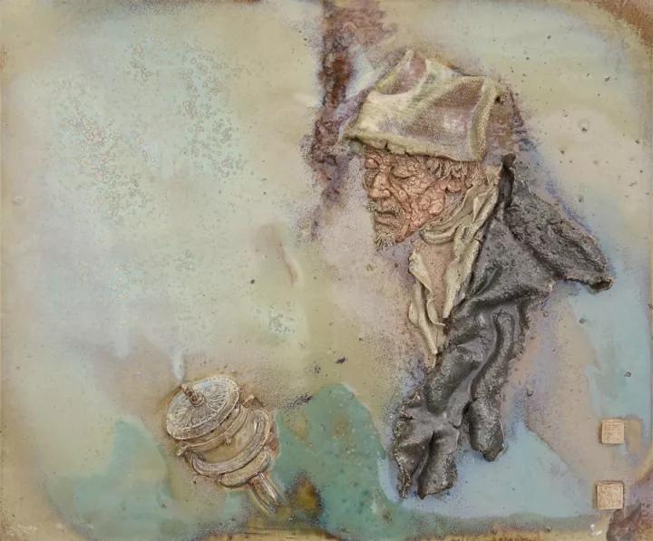 他的悬雕是站立的神奇「悬之又玄——徐初泽的悬雕瓷画」