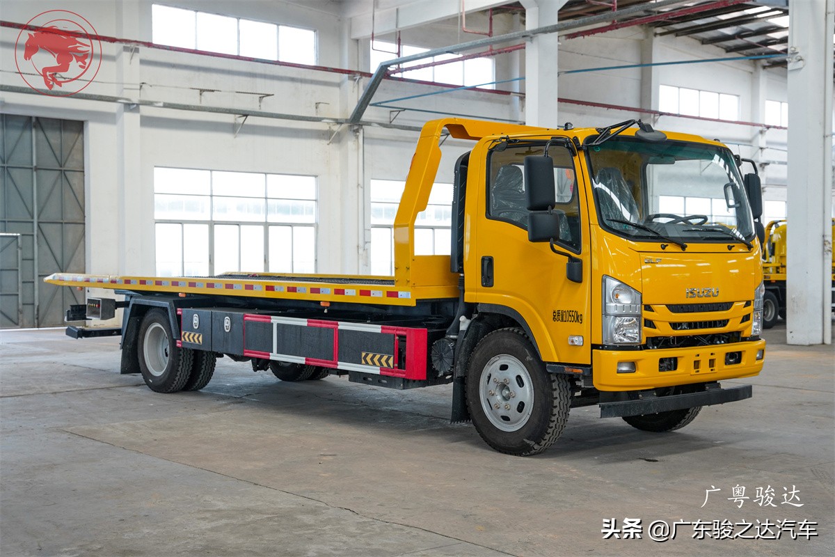 厂家直销蓝牌一拖二清障车,小型平板清障车价格