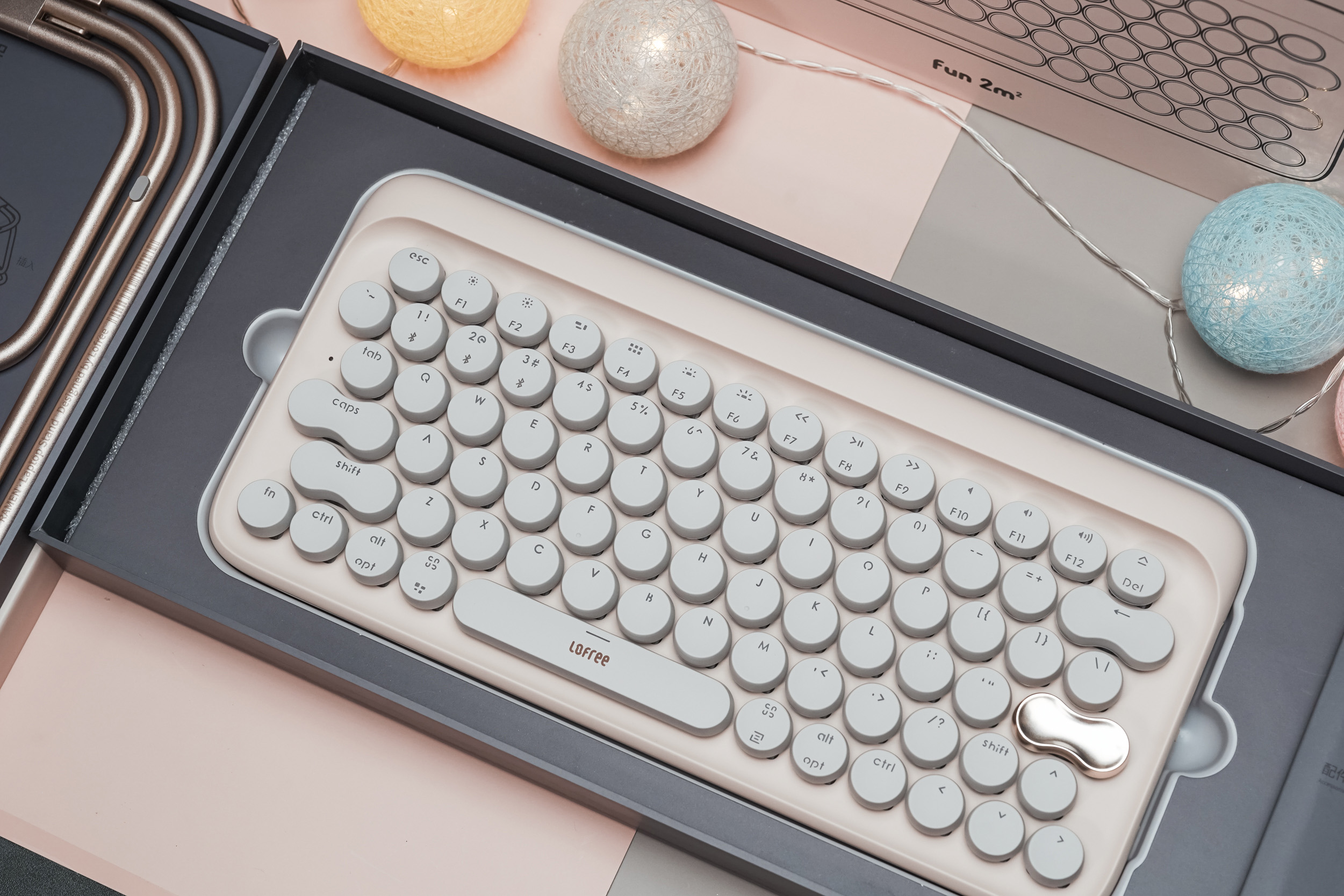 lofree洛斐桌面键鼠套装体验,洛斐键鼠套装值得买吗