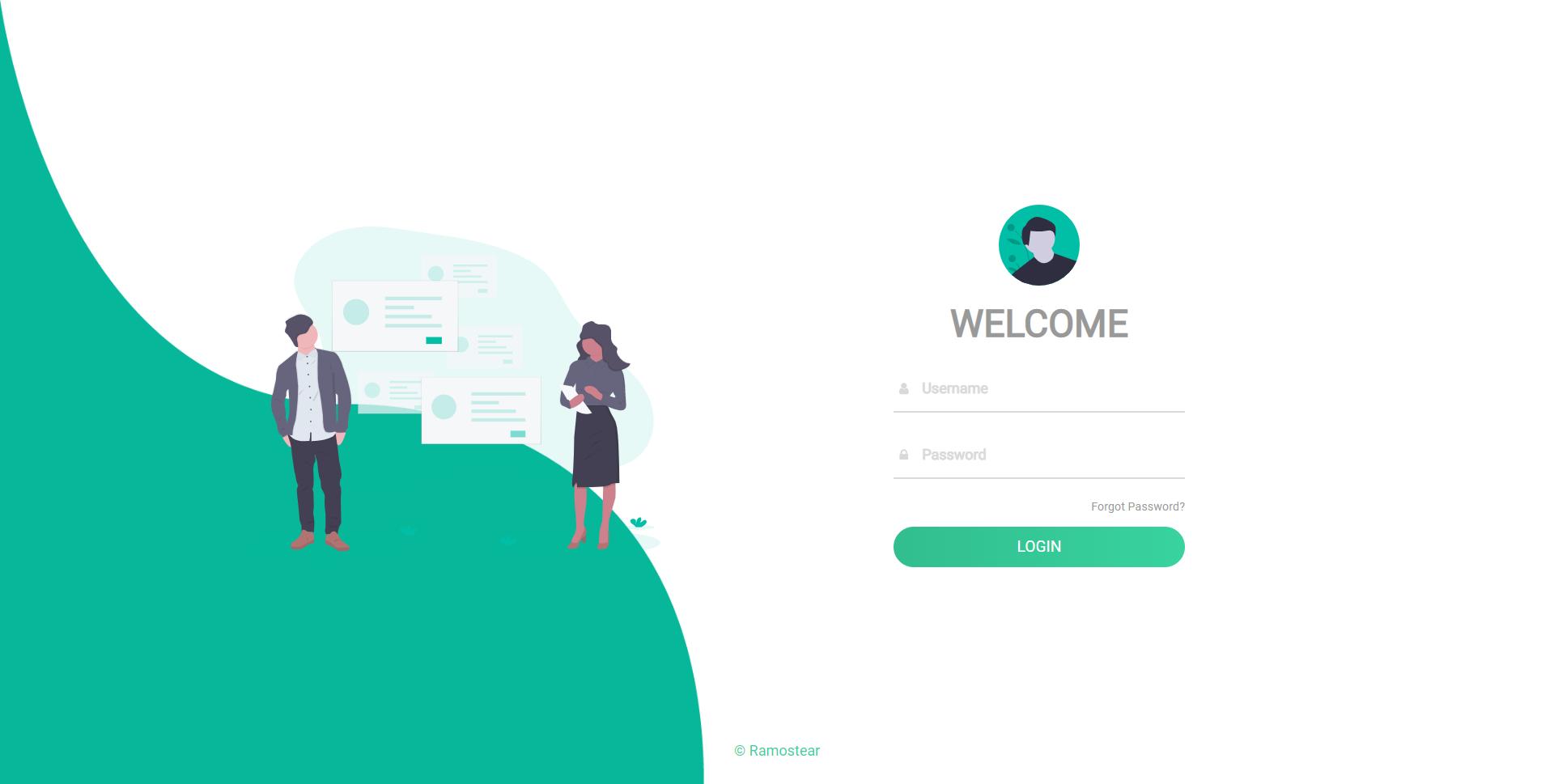web动态登录界面,响应式登录界面