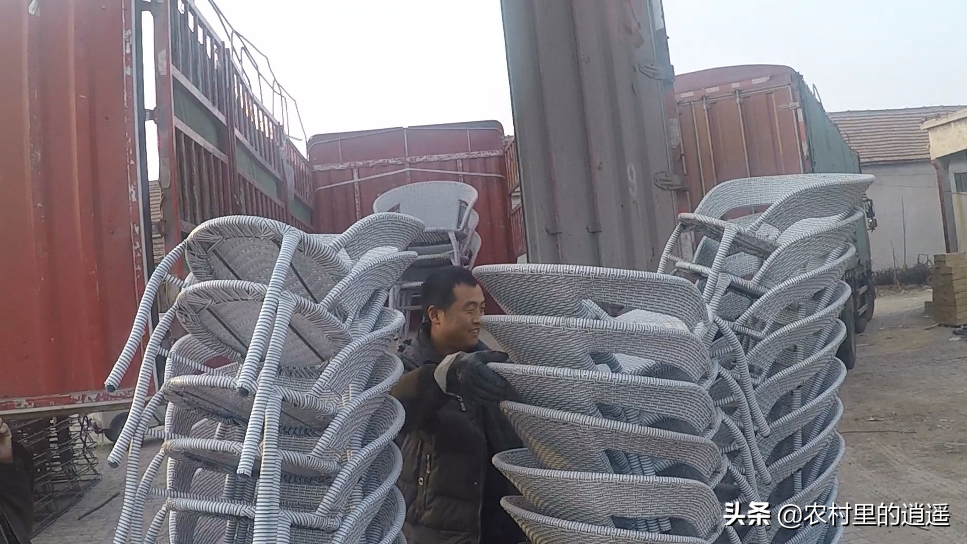 承包手工活编织藤椅,寻找适合农村老人的手工活