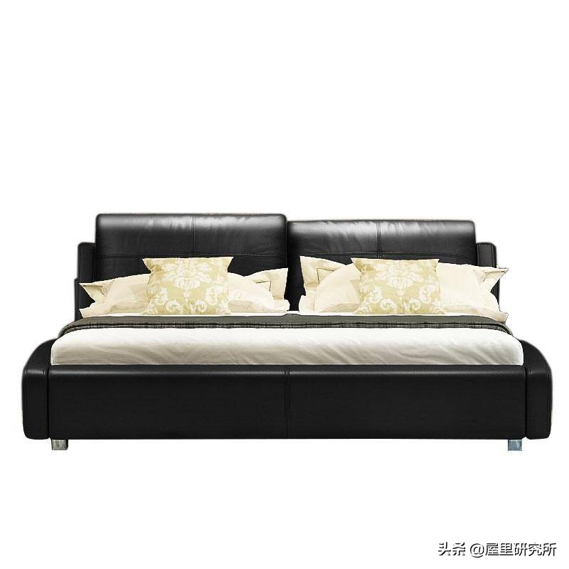 普宁软包床家具,高颜值真皮床