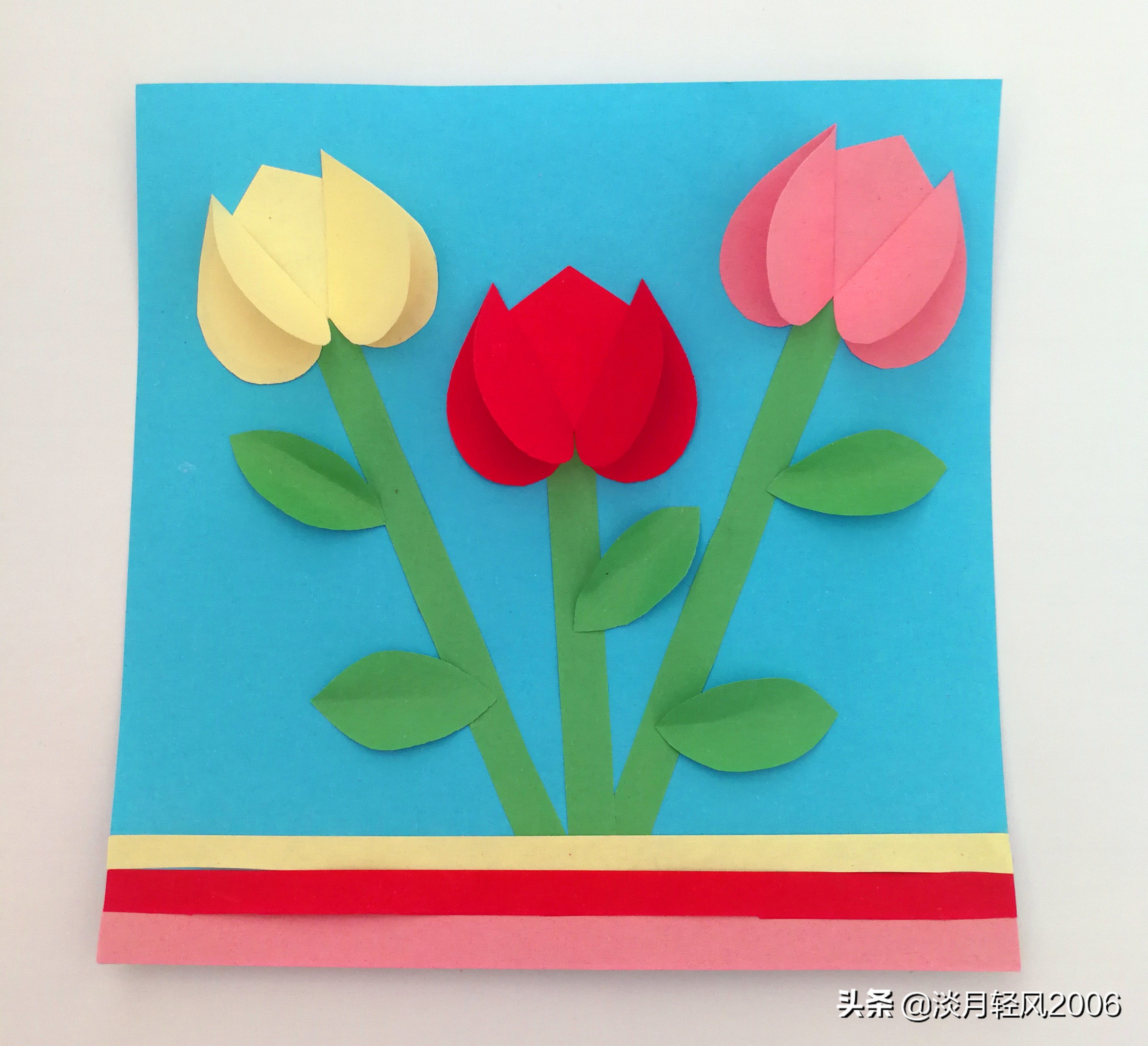 手工教程幼儿园最简单的手工贴画,最简单幼儿手工贴画